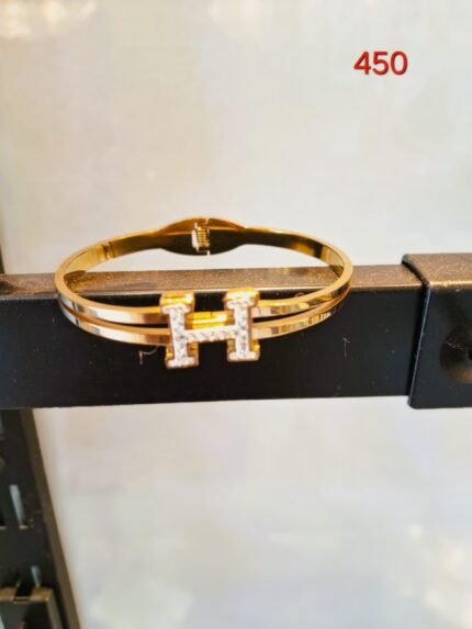 Adjustable Gold Plated Cuff Bangle. Traditional