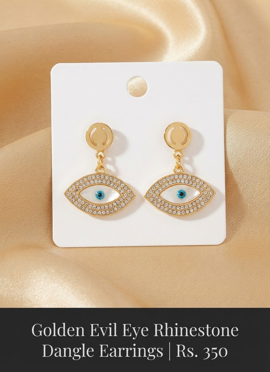 jhilimile: Celestial Luxe Dangle and Drop Earrings - Image 3