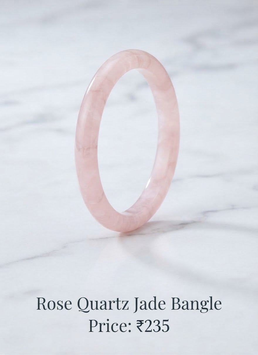 Elegant Gemstone and Jade Bangle Collection - Image 4