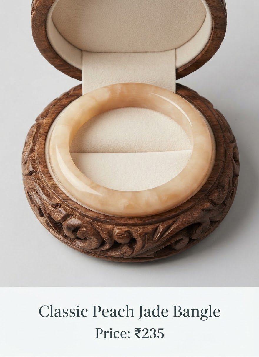 Elegant Gemstone and Jade Bangle Collection - Image 6
