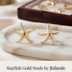 Jhilimile International Chic Gold Earring Collection