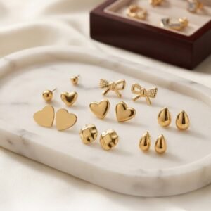 7-Piece Golden Chic Earring Set (Copy)
