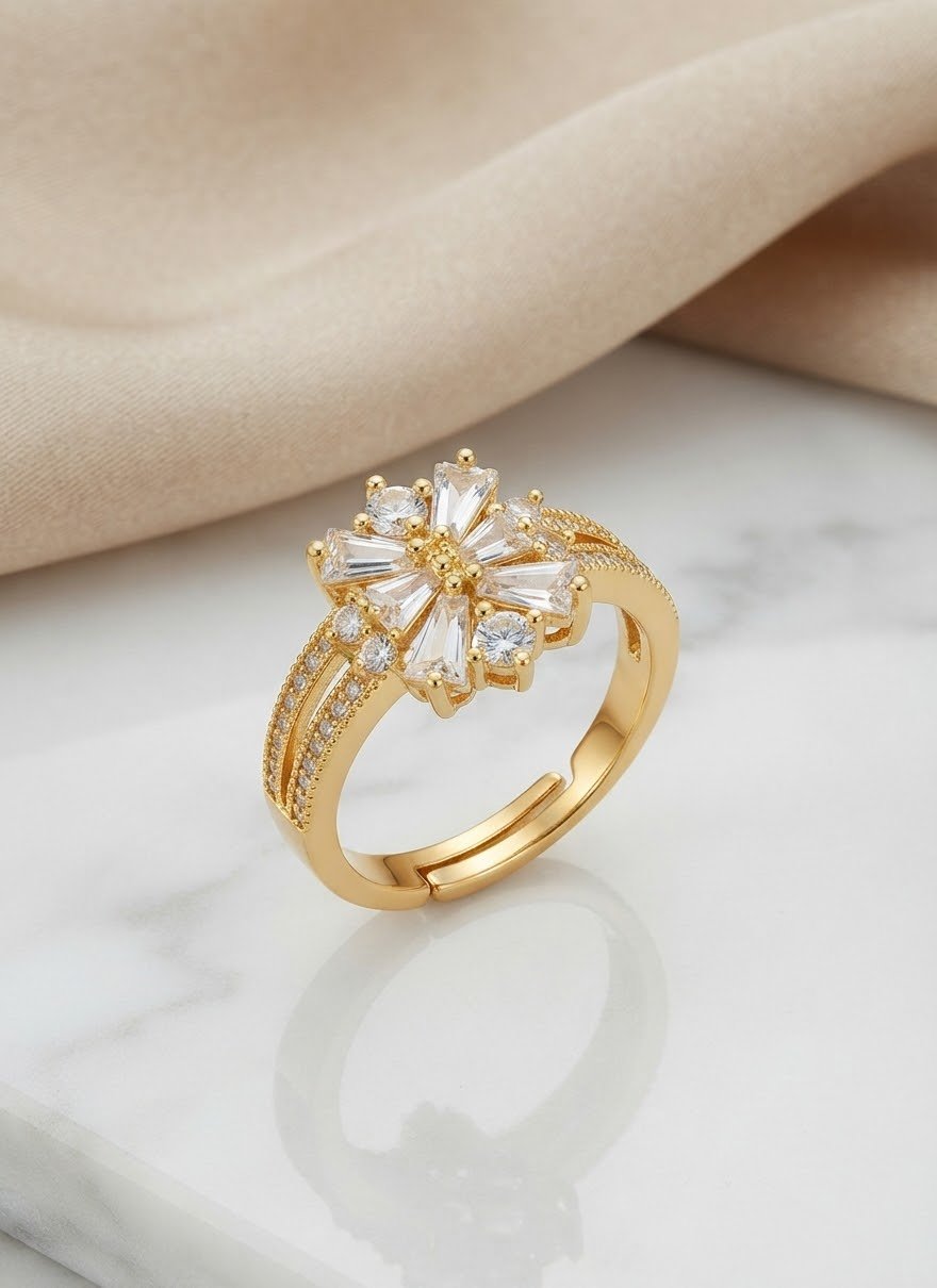Premium Crystal and Gemstone Statement Ring Collection - Image 6