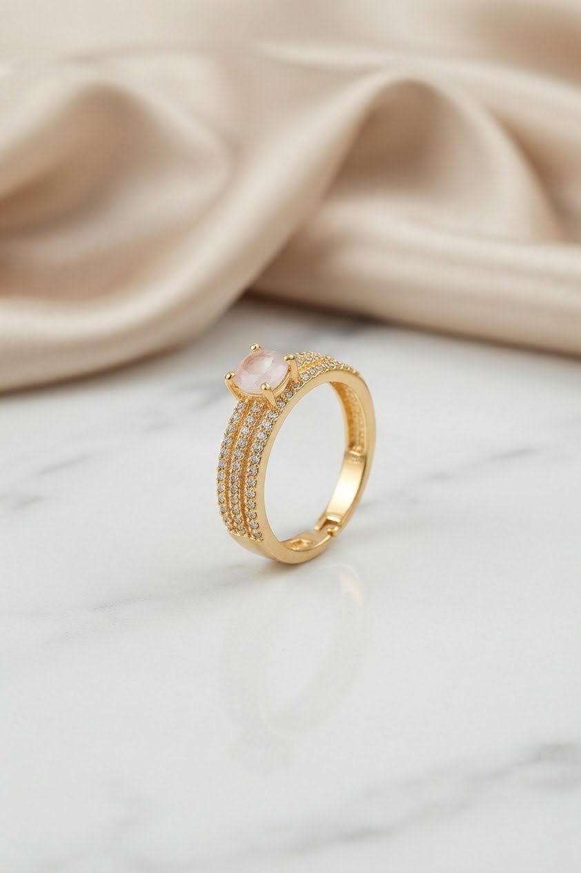 Premium Crystal and Gemstone Statement Ring Collection - Image 8