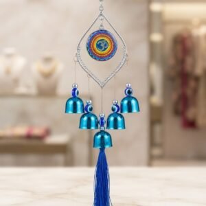 Om Evil Eye Hanging Wind Chime