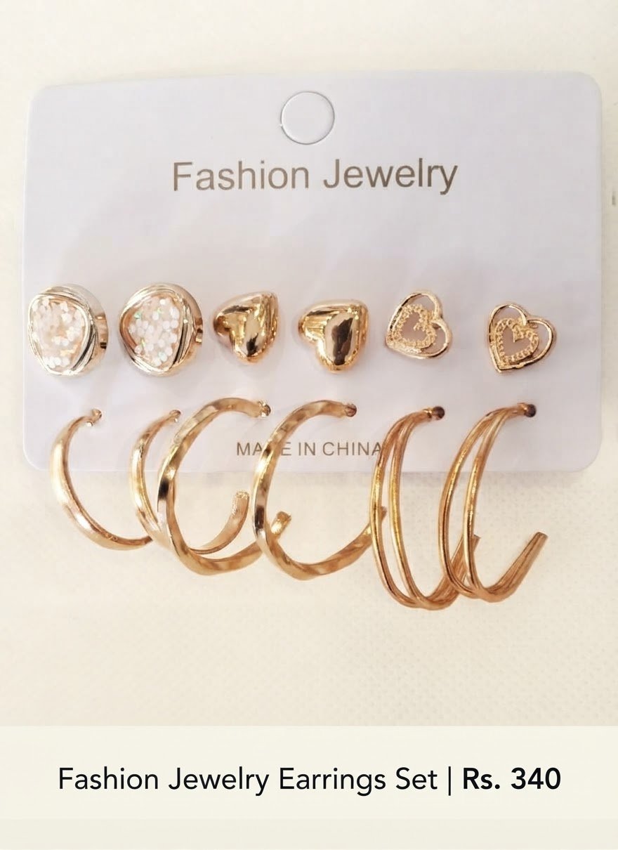 Fashion Jewelry Earrings Set