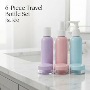 6-Piece Travel Bottle Set (With Pouch)