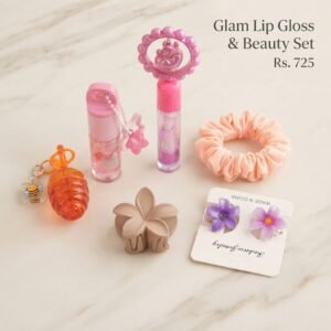 Glam Lip Gloss and Beauty Set