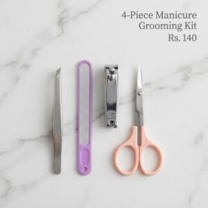 4-Piece Manicure Spa and Grooming Kit