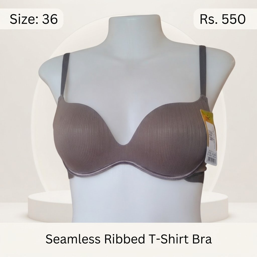 Seamless Ribbed T-Shirt Bra Collection - Image 2